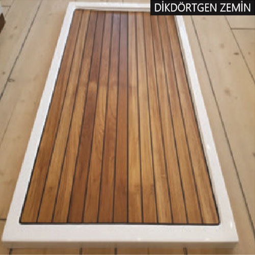 İroko Dikdörtgen Duş Zeminleri
