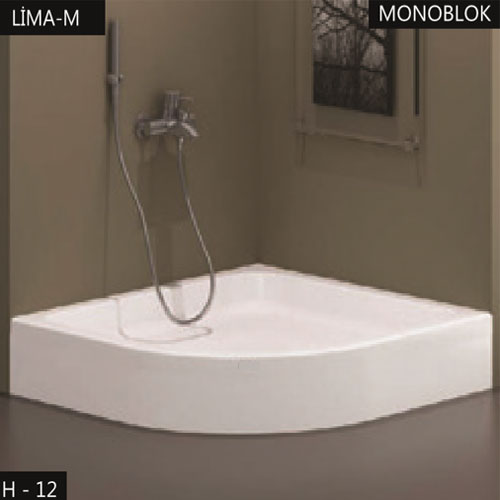 Lima Monoblok Oval Duş Teknesi